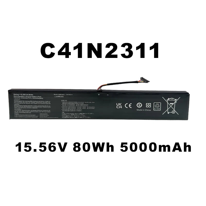 DXT New Battery C41N2311 for  ROG Ally X RC72LA RC72LA-ALLYX.Z1X Ally 2Nd 80Wh High Capacity Gaming Replacement Battery