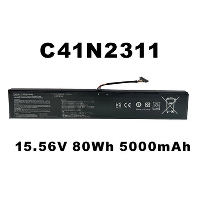 DXT New Battery C41N2311 for  ROG Ally X RC72LA RC72LA-ALLYX.Z1X Ally 2Nd 80Wh High Capacity Gaming Replacement Battery