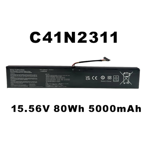 DXT New Battery C41N2311 for  ROG Ally X RC72LA RC72LA-ALLYX.Z1X Ally 2Nd 80Wh High Capacity Gaming Replacement Battery