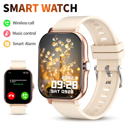 G.L Wear New Smartwatch 1.83-Inch HD Display Bluetooth Calling Heart Rate Activity Tracking Smartwatch Men Women Holiday Gift